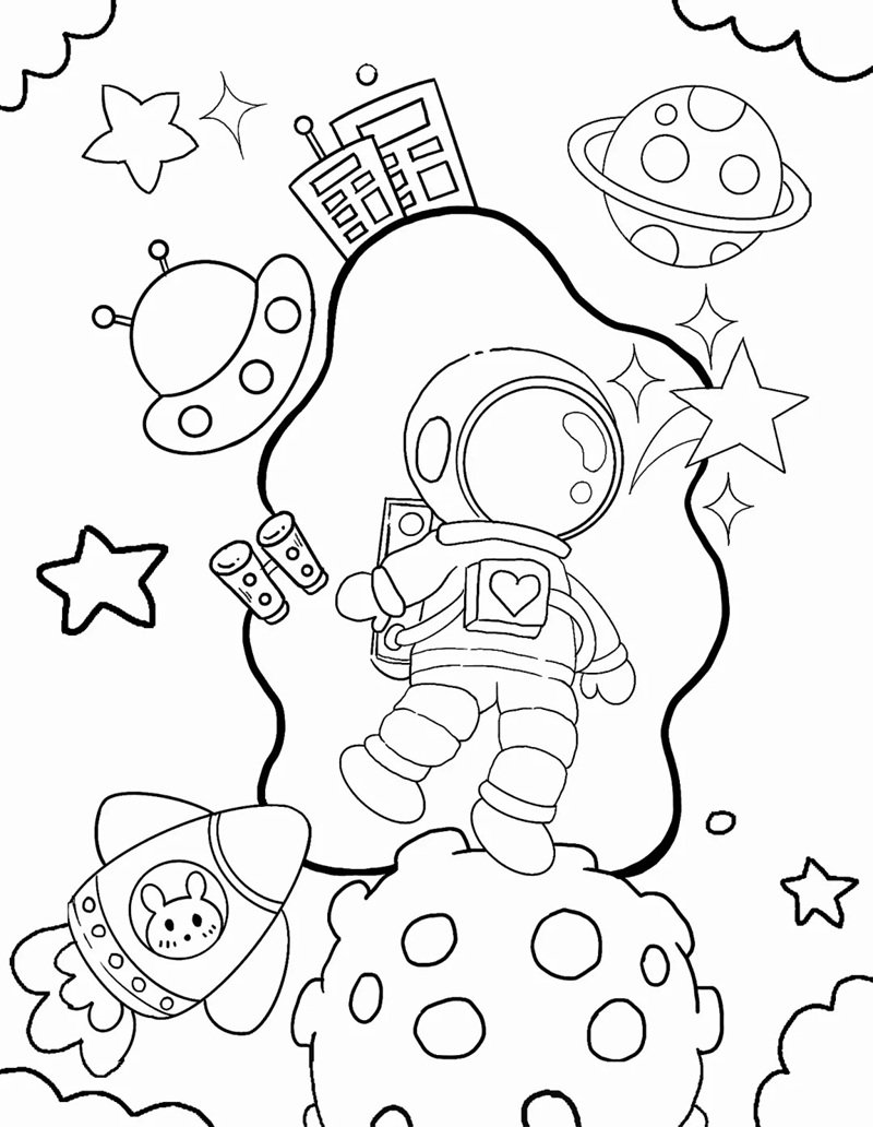 tranh tô màu nghề nghiệp 1