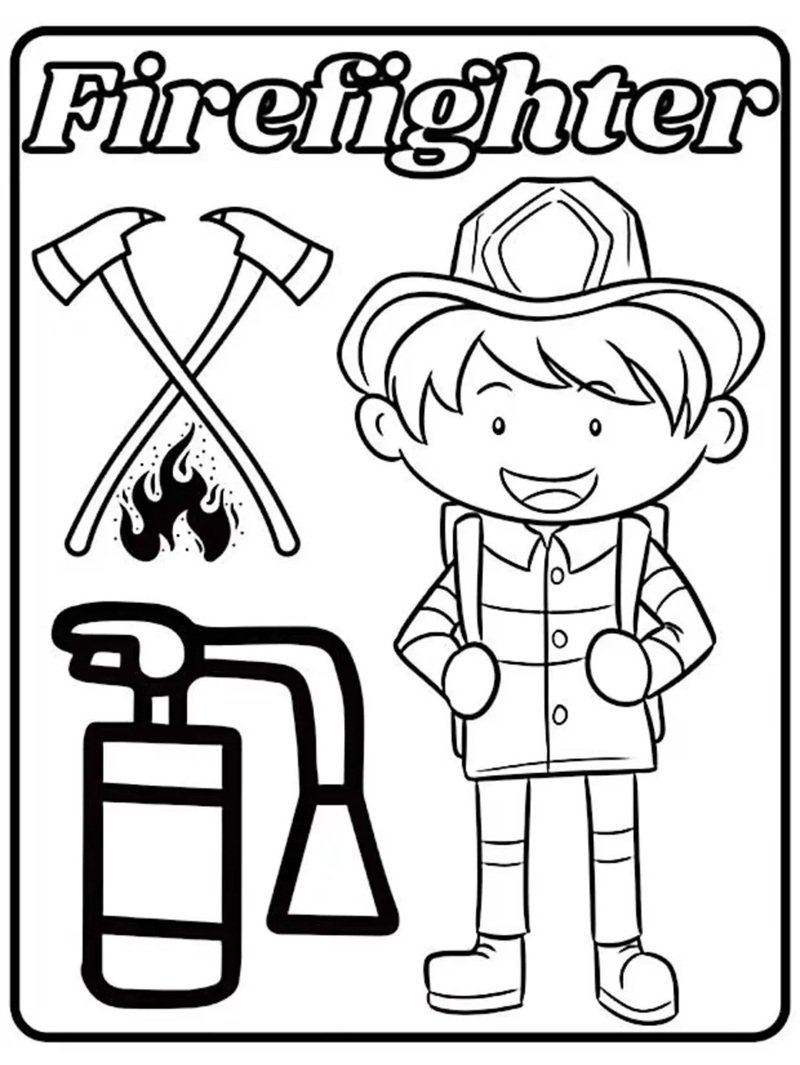 tranh tô màu nghề nghiệp 20