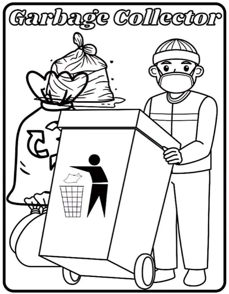 tranh tô màu nghề nghiệp 24