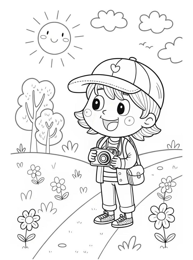 tranh tô màu nghề nghiệp 33