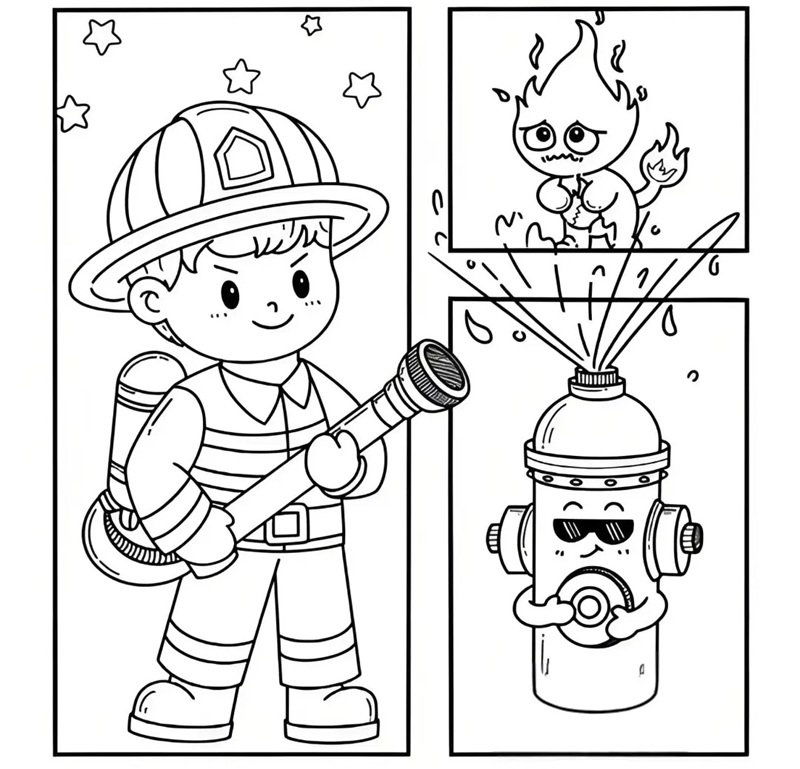 tranh tô màu nghề nghiệp 36