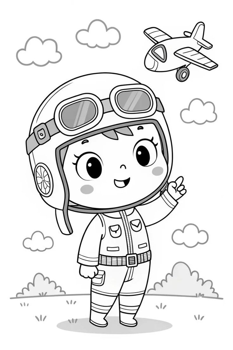 tranh tô màu nghề nghiệp 6