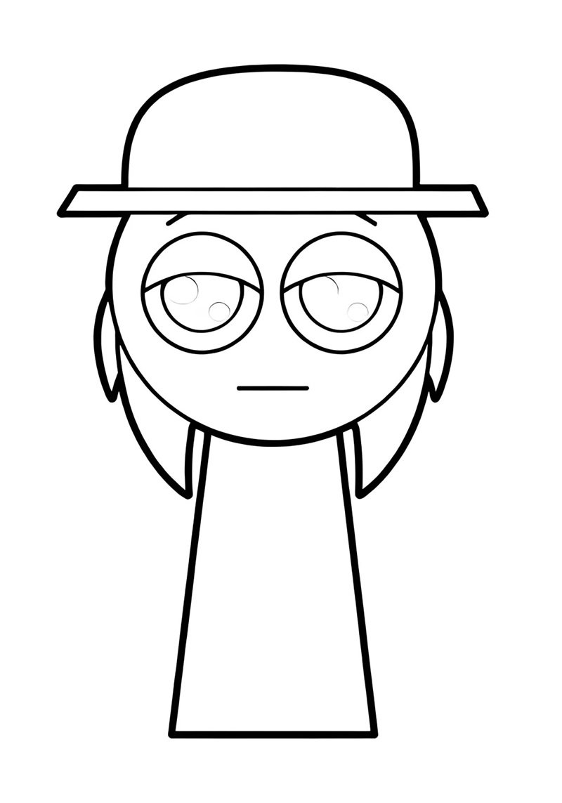 tranh tô màu sprunki 10