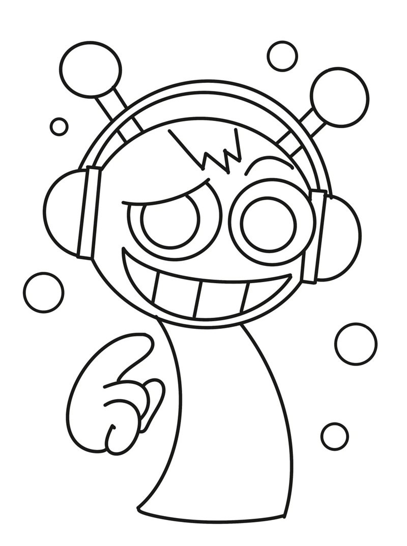 tranh tô màu sprunki 14