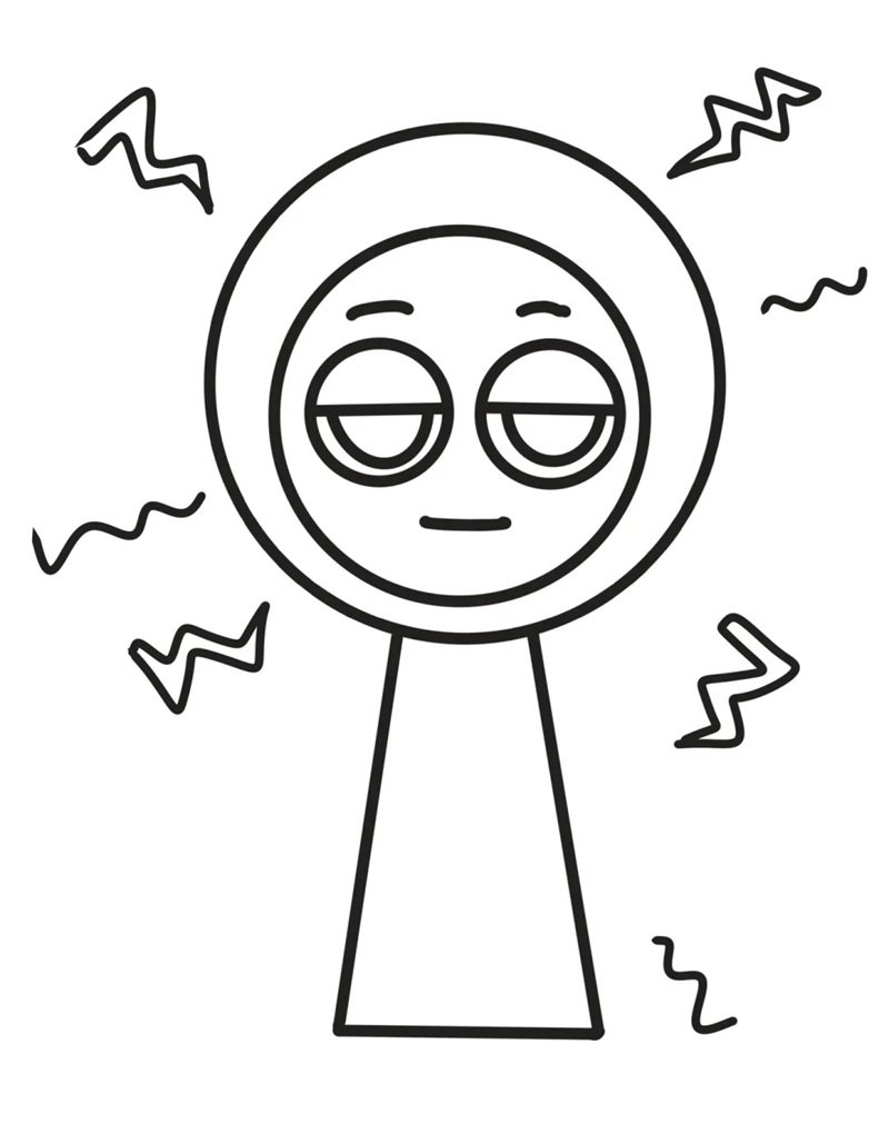 tranh tô màu sprunki 21