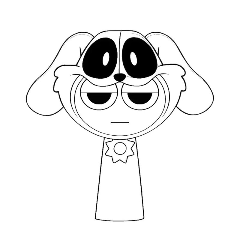 tranh tô màu sprunki 22