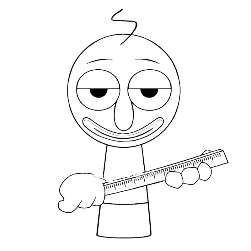 tranh tô màu sprunki 24