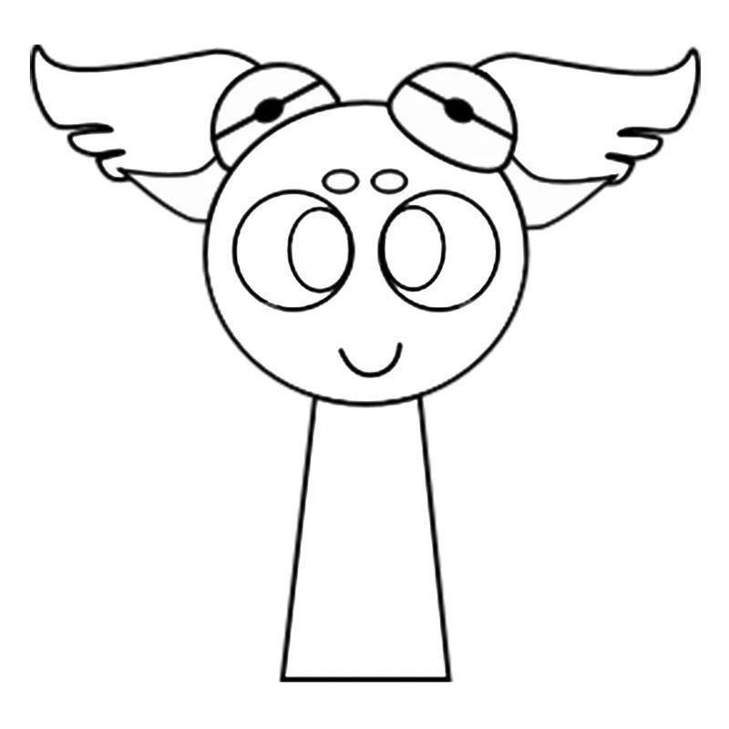 tranh tô màu sprunki 25