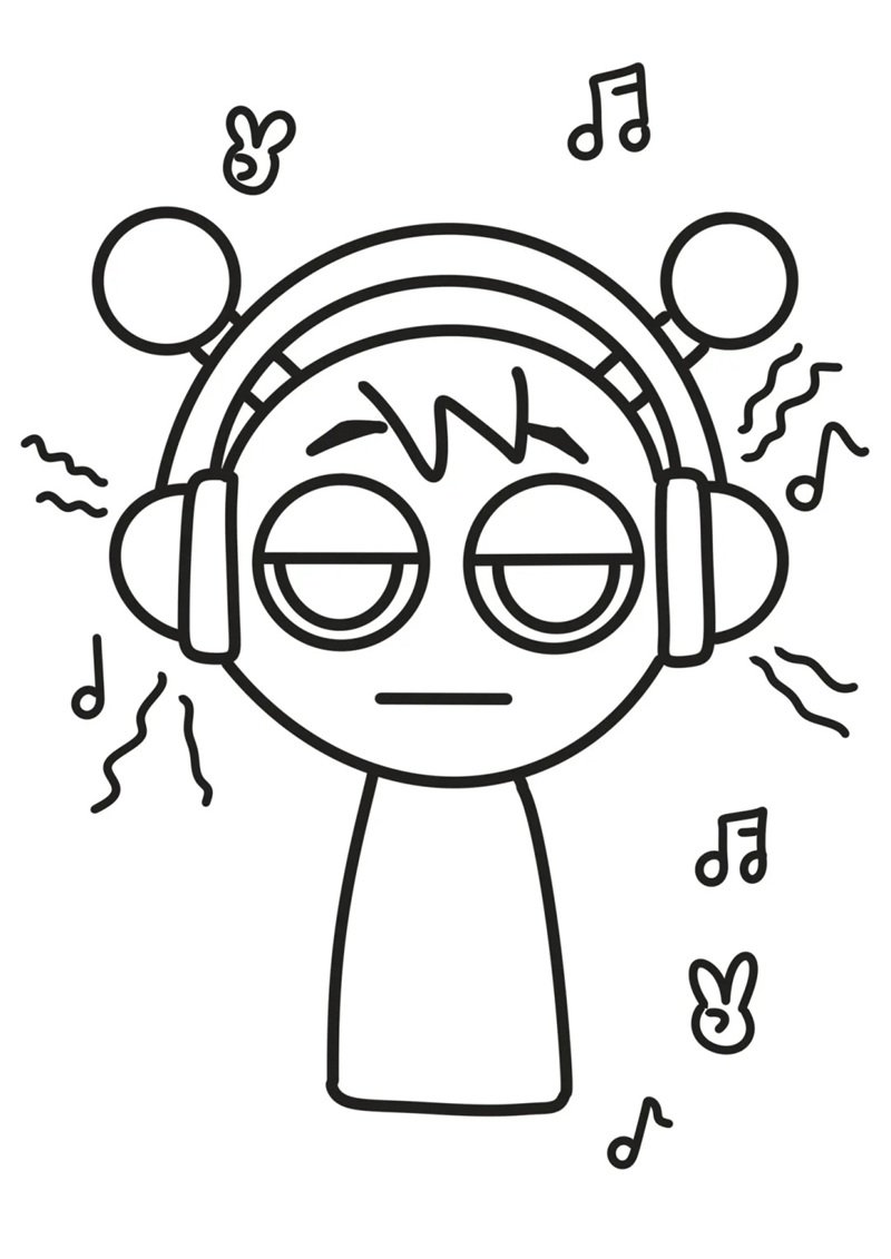 tranh tô màu sprunki 32