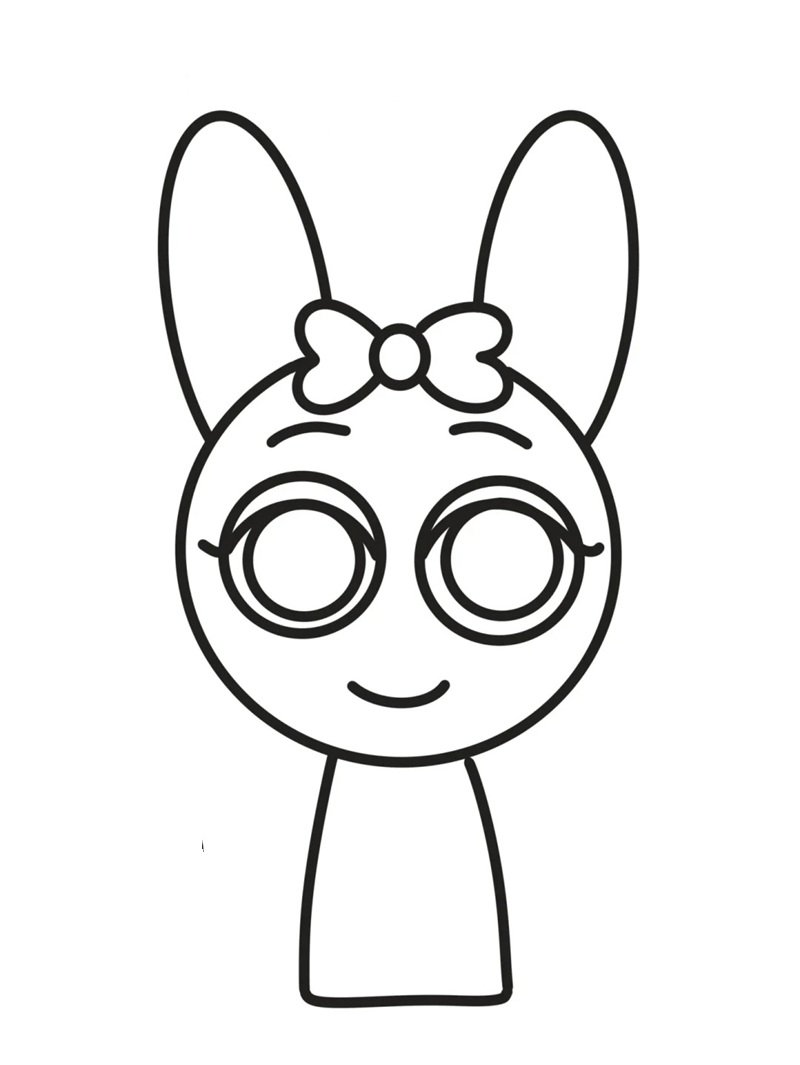 tranh tô màu sprunki 34