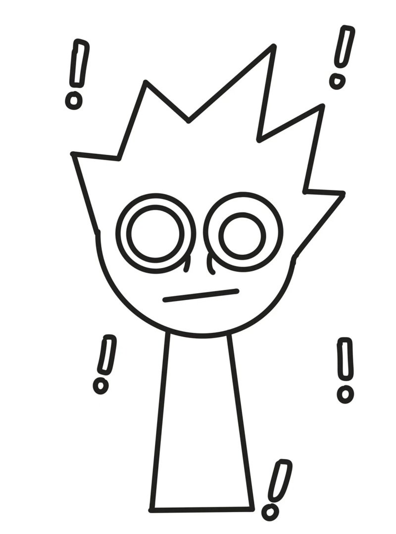 tranh tô màu sprunki 36