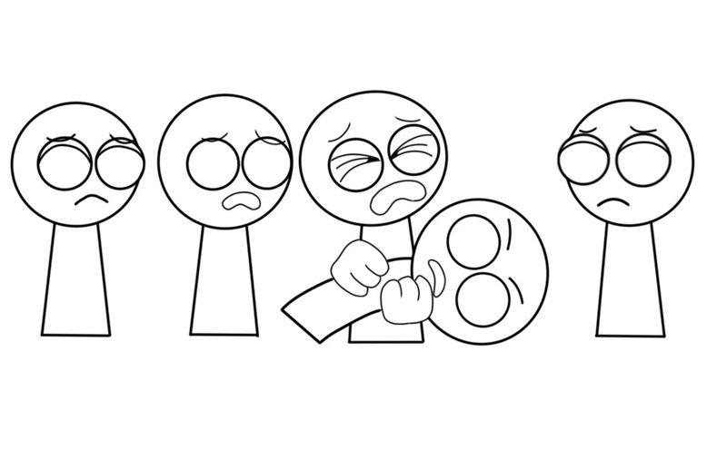 tranh tô màu sprunki 4