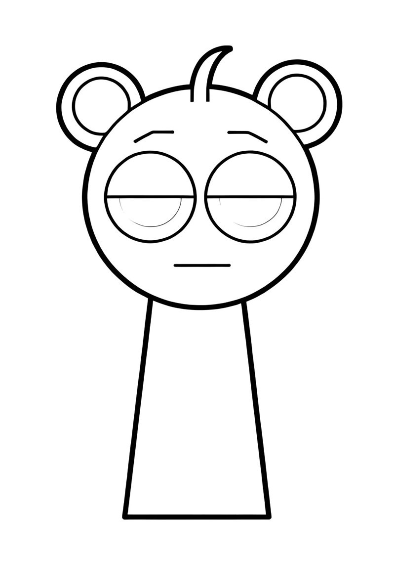 tranh tô màu sprunki 9