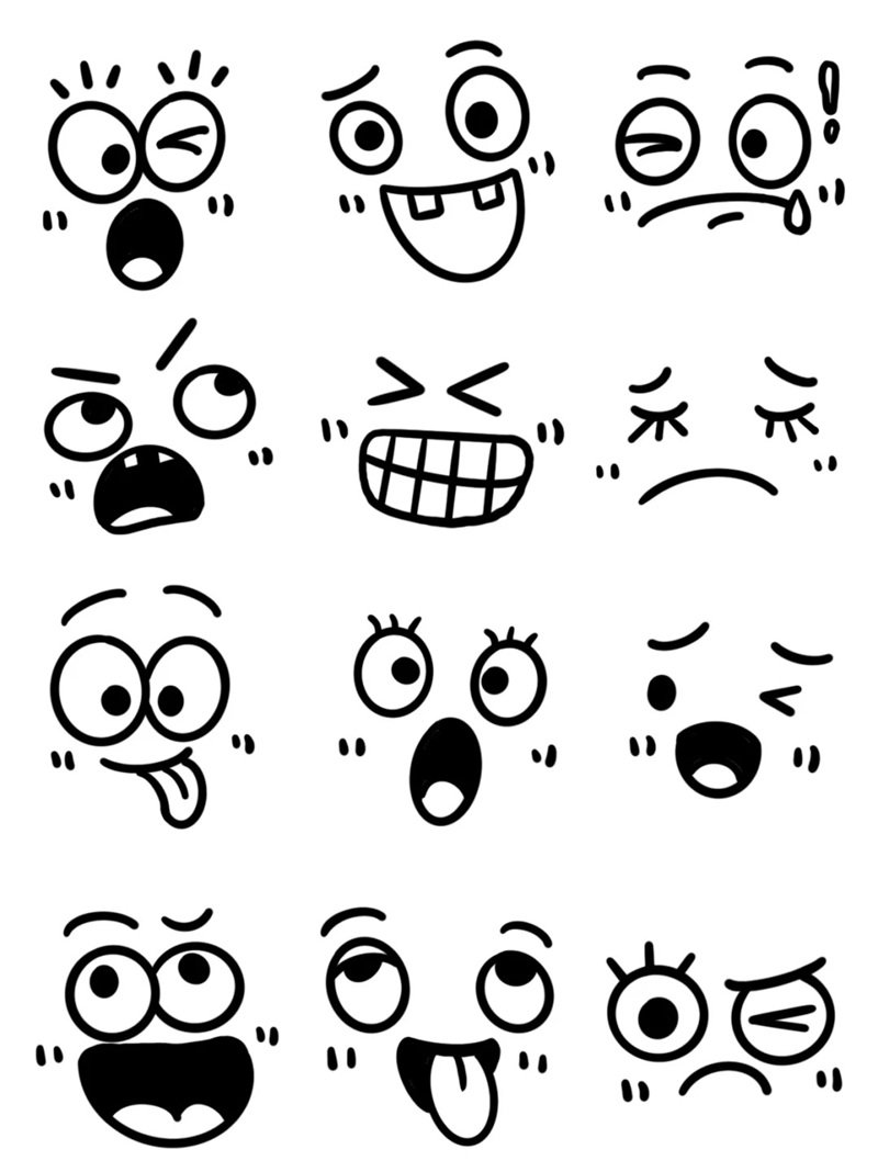 tranh tô màu sticker cute 15