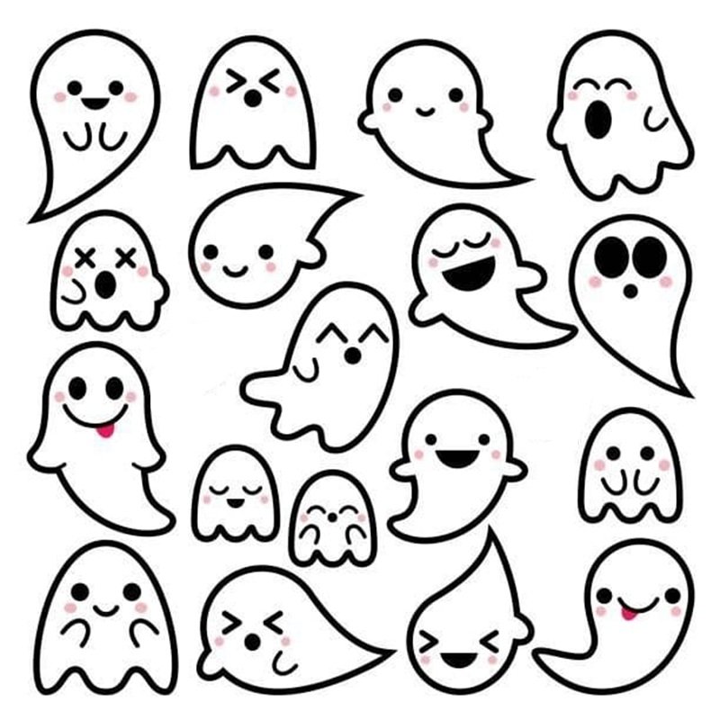 tranh tô màu sticker cute 2