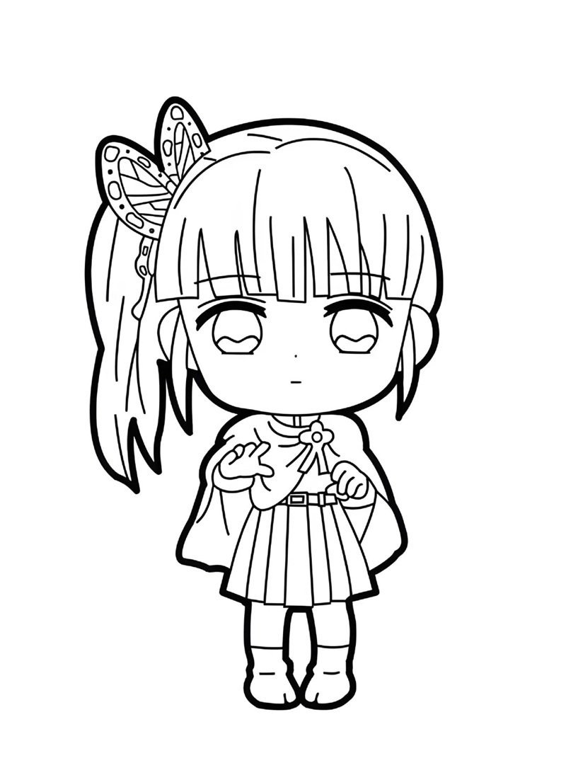 tranh tô màu thanh gươm diệt quỷ 1