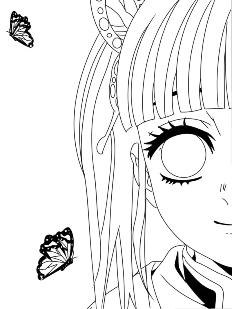 tranh tô màu thanh gươm diệt quỷ 14