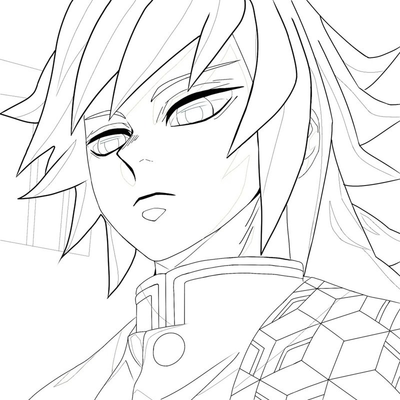 tranh tô màu thanh gươm diệt quỷ 18