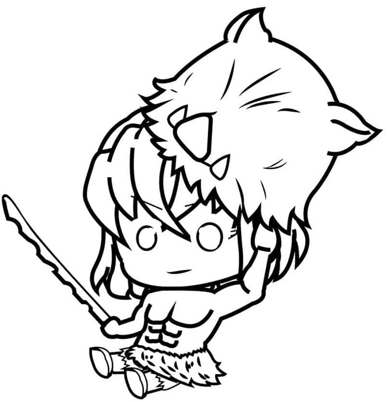 tranh tô màu thanh gươm diệt quỷ 2