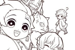 Bộ sưu tập 77+ tranh tô màu Thanh Gươm Diệt Quỷ cực chất