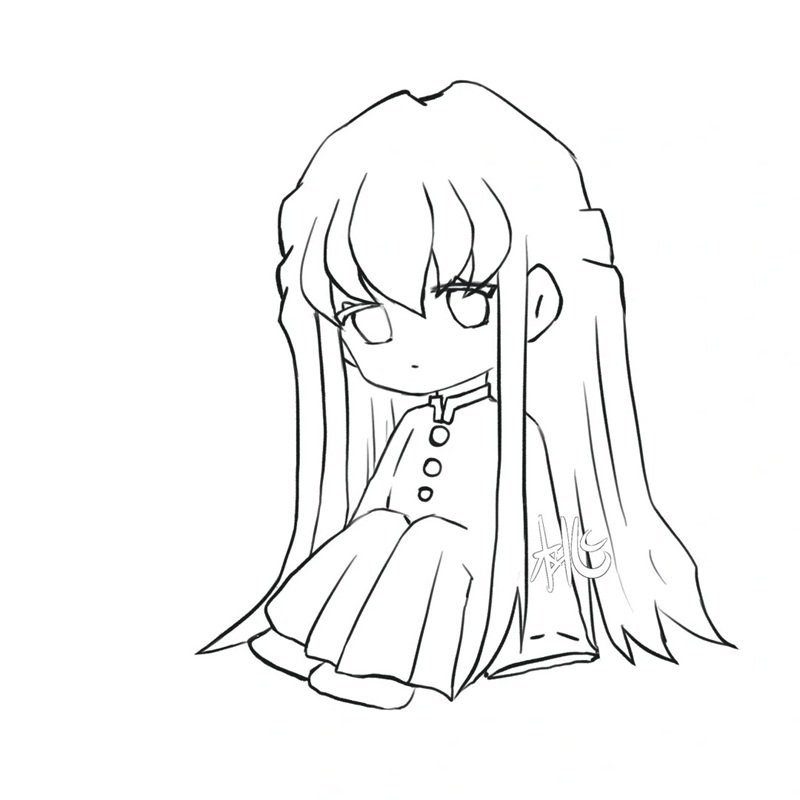 tranh tô màu thanh gươm diệt quỷ 26