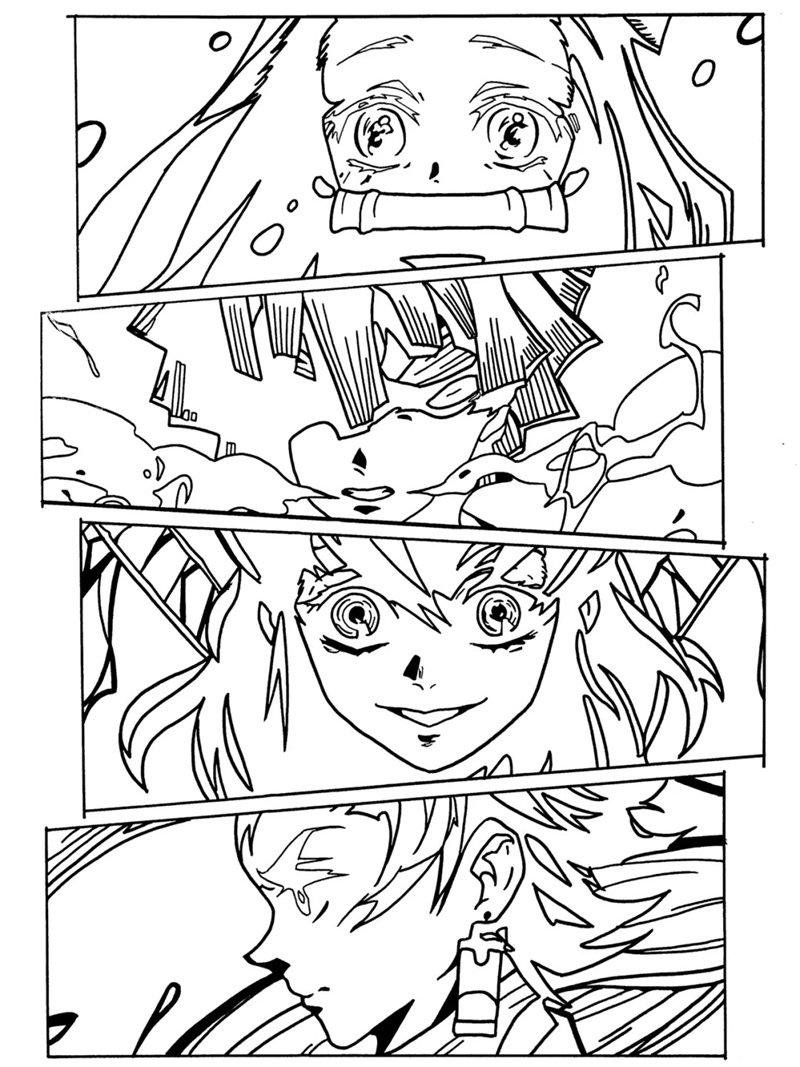 tranh tô màu thanh gươm diệt quỷ 29