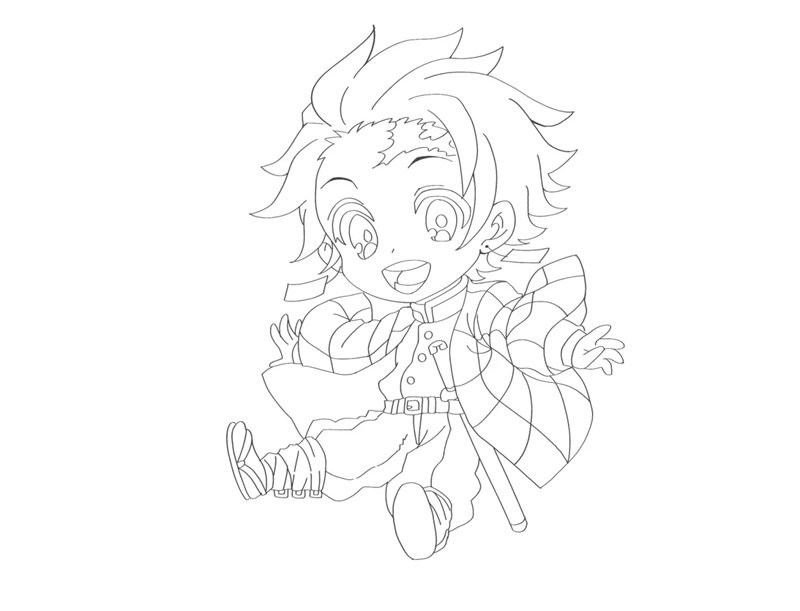 tranh tô màu thanh gươm diệt quỷ 31