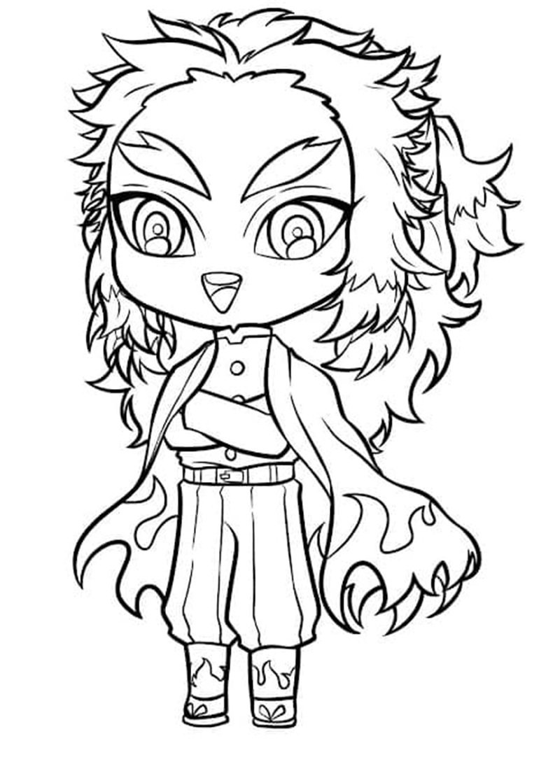 tranh tô màu thanh gươm diệt quỷ 4