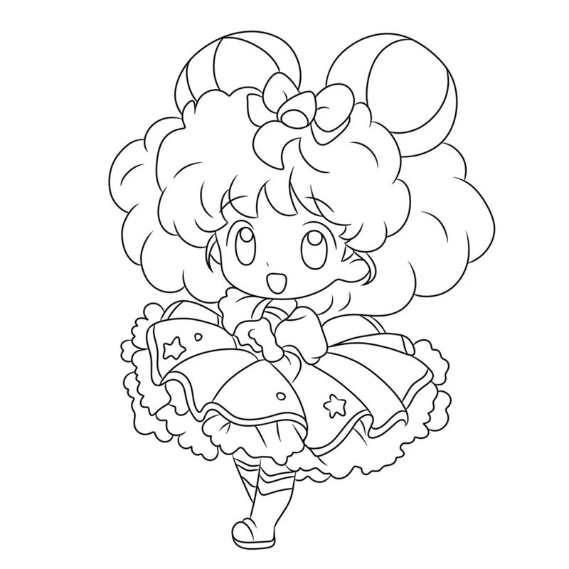 tranh tô màu thủy thủ mặt trăng 26