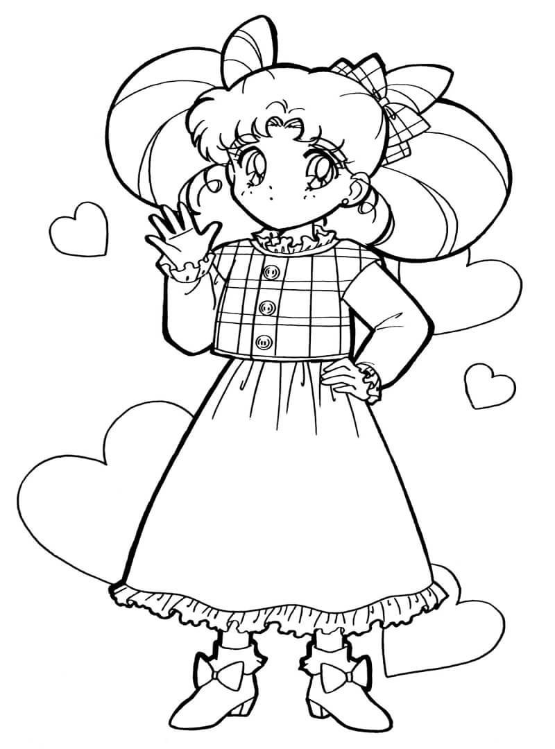 tranh tô màu thủy thủ mặt trăng 3