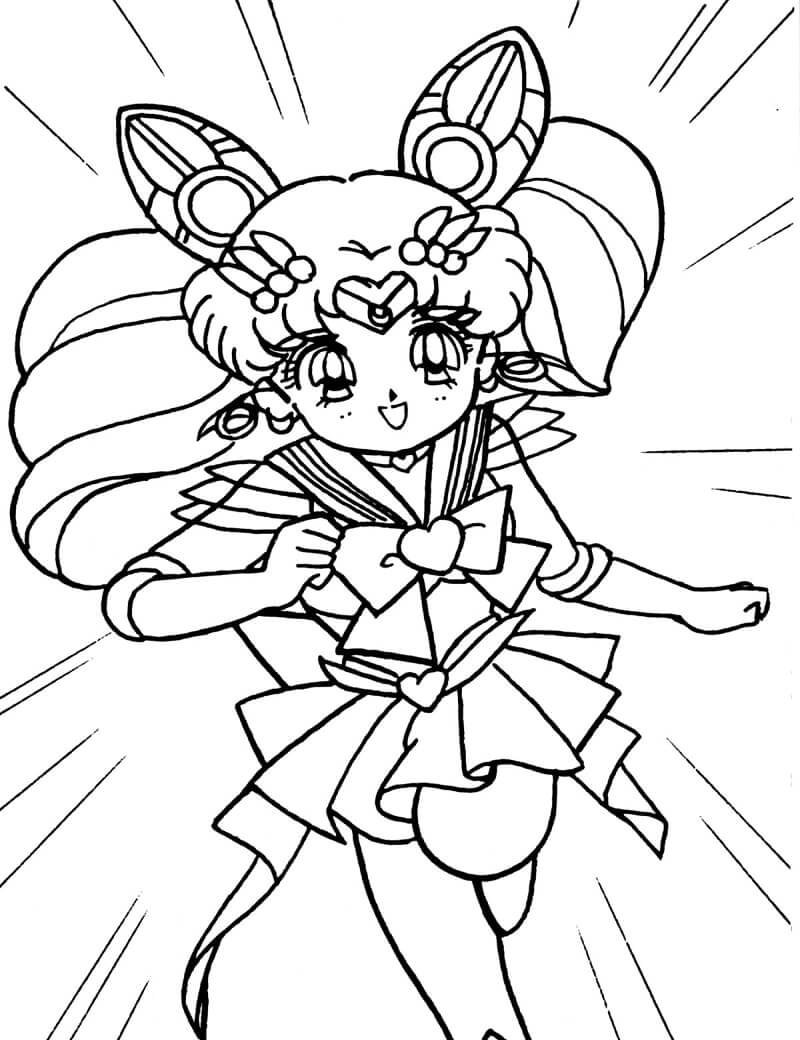 tranh tô màu thủy thủ mặt trăng 5