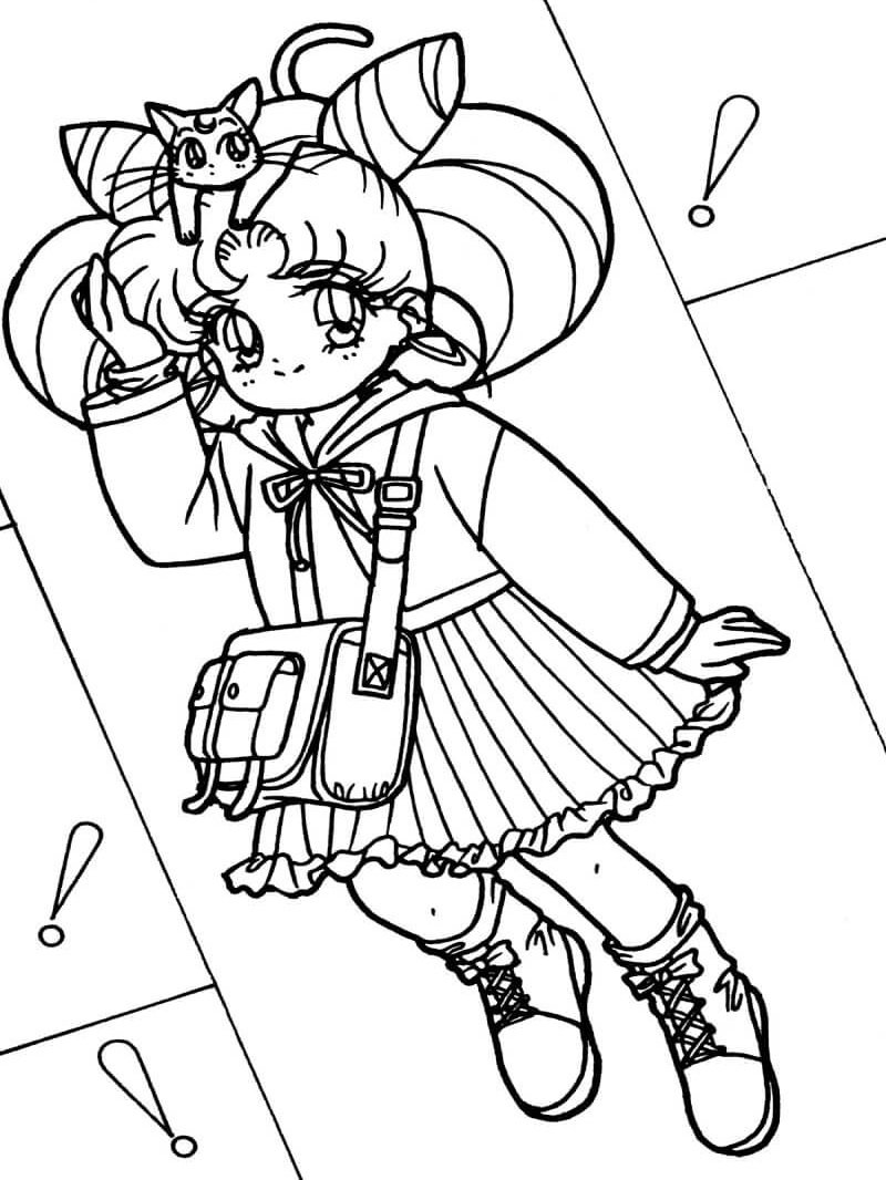 tranh tô màu thủy thủ mặt trăng 6