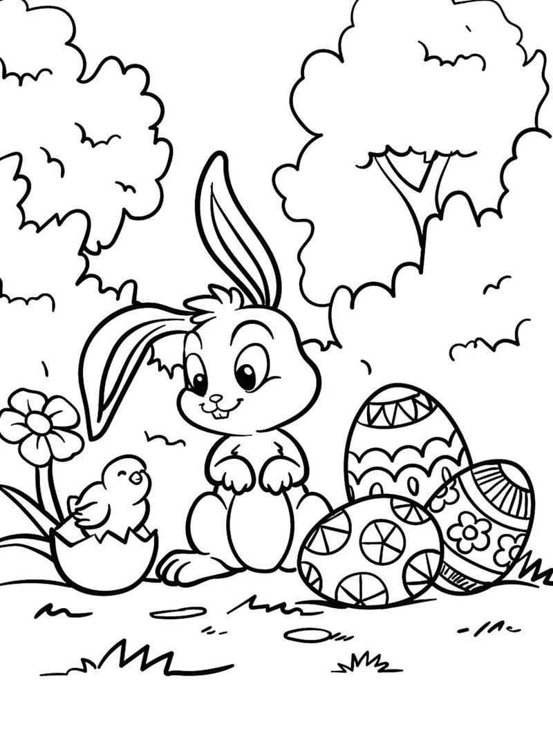 tranh tô màu trứng 19