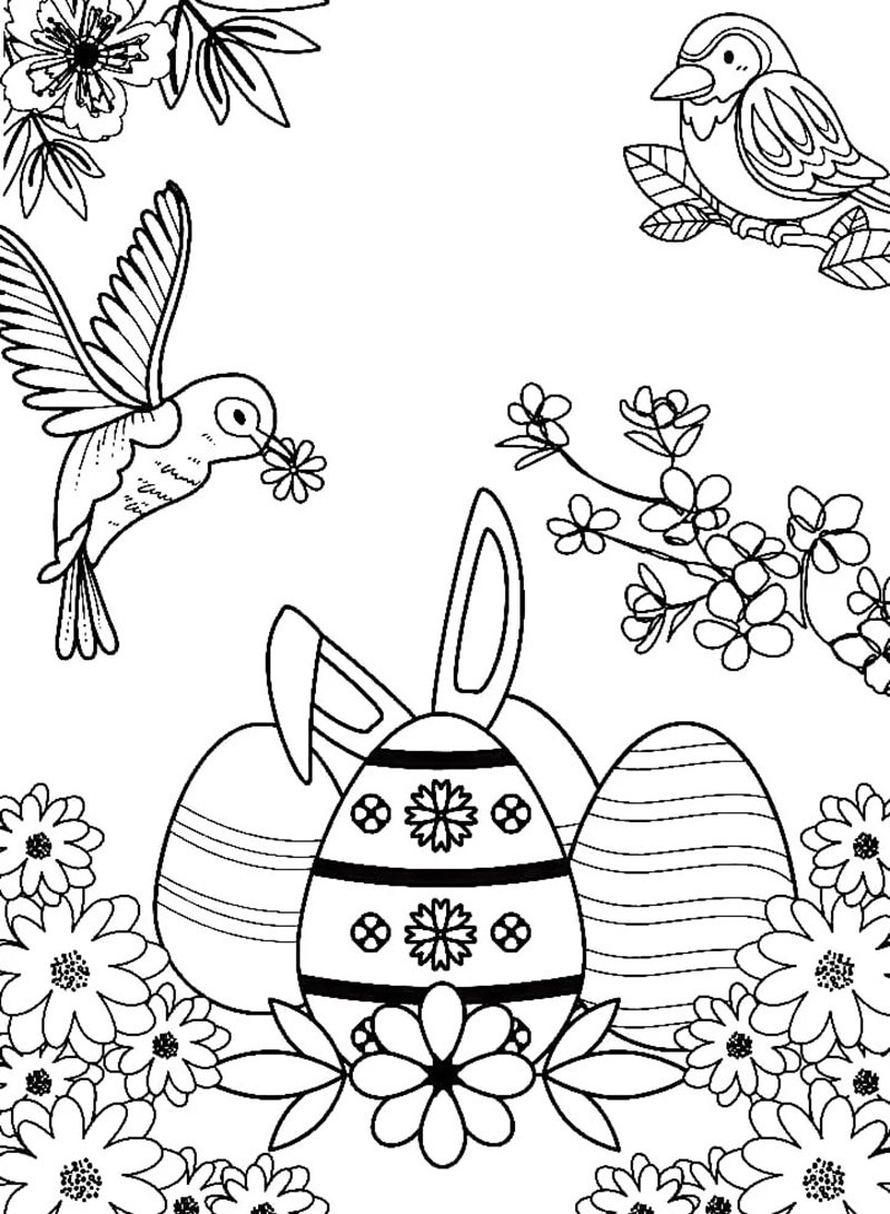 tranh tô màu trứng 21