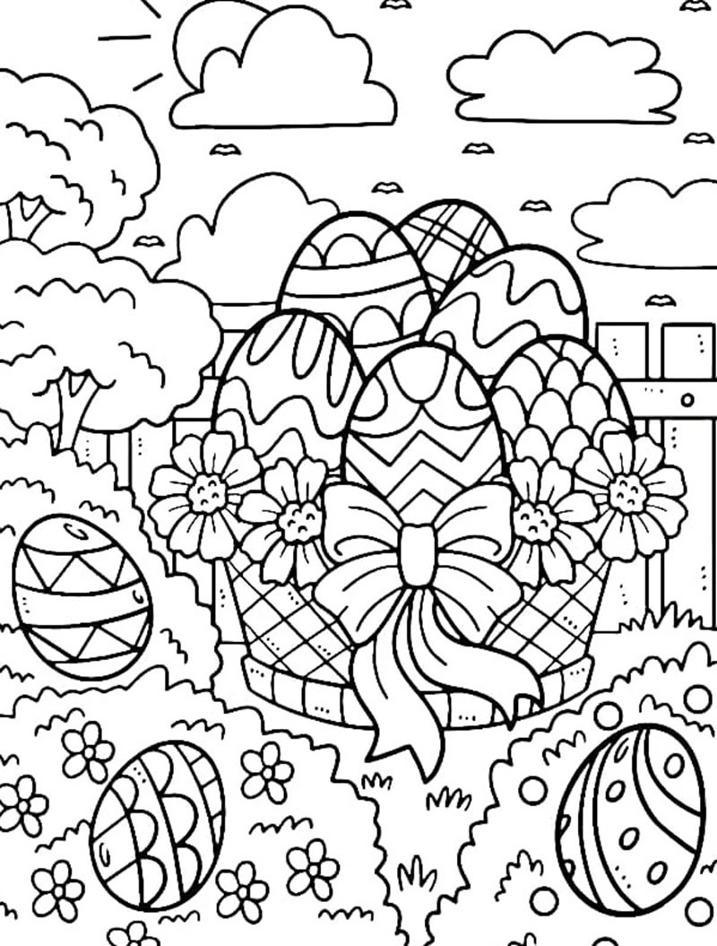 tranh tô màu trứng 26