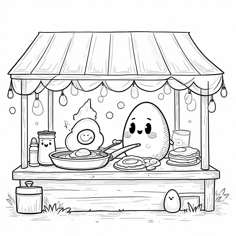 tranh tô màu trứng 36