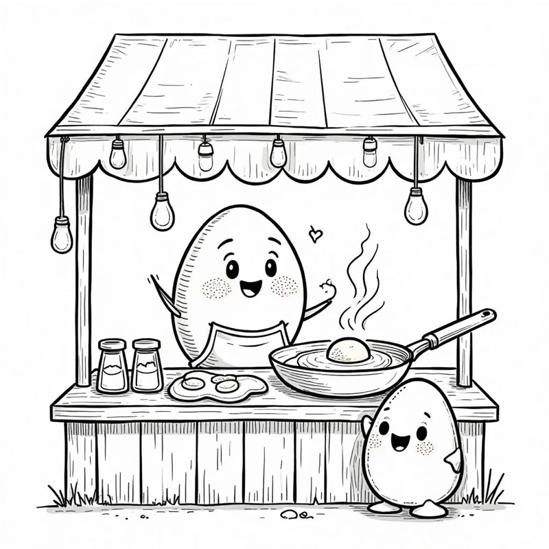 tranh tô màu trứng 37