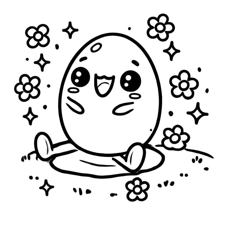 tranh tô màu trứng 7