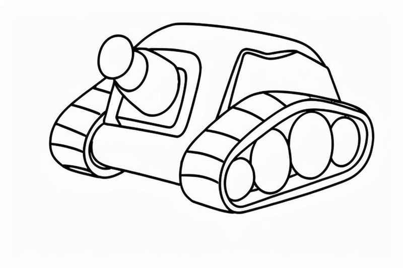 tranh tô màu xe tăng 16