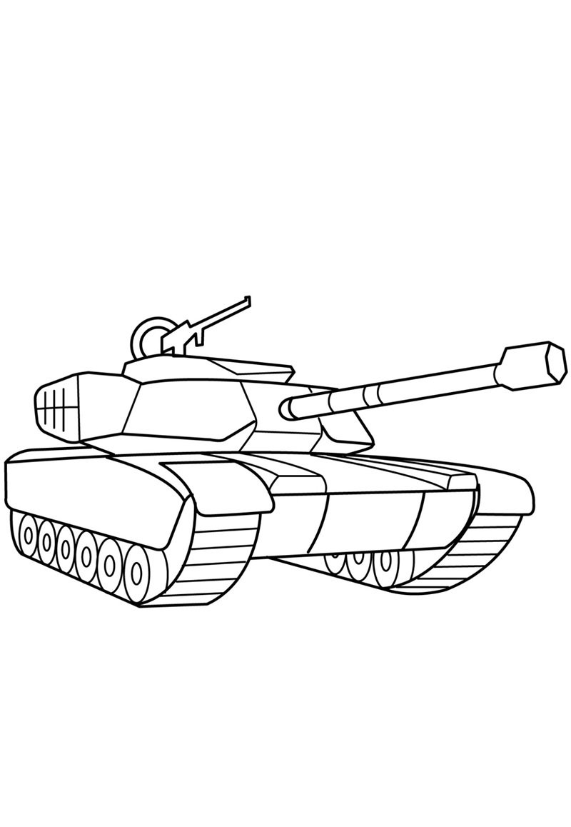 tranh tô màu xe tăng 31