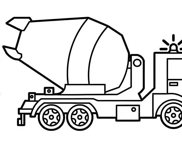 xe trộn bê tông tô màu 10