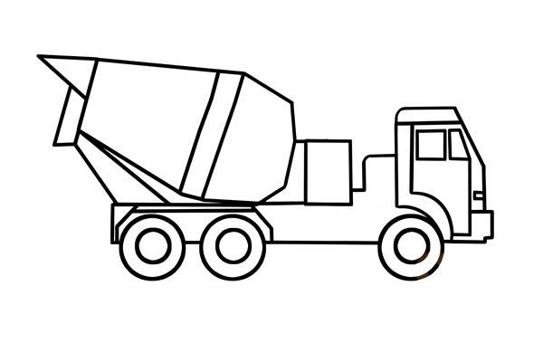 xe trộn bê tông tô màu 12