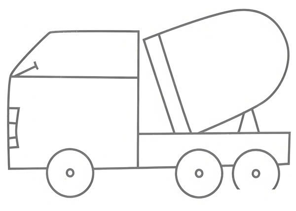 xe trộn bê tông tô màu 17