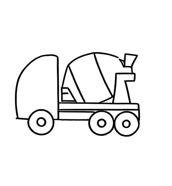 xe trộn bê tông tô màu 19