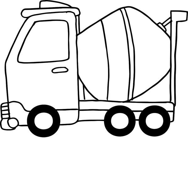 xe trộn bê tông tô màu 32