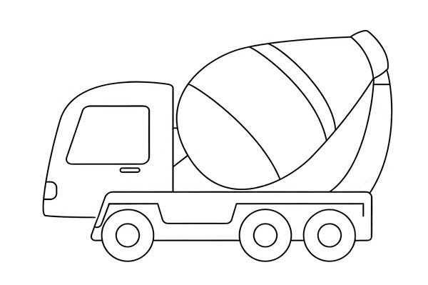 xe trộn bê tông tô màu 34