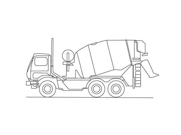 xe trộn bê tông tô màu 37