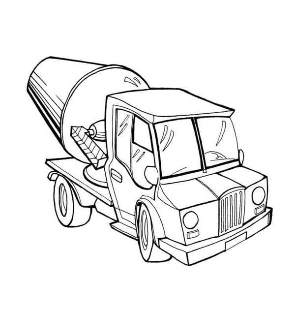 xe trộn bê tông tô màu 39