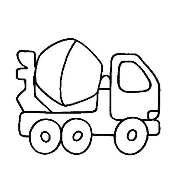 xe trộn bê tông tô màu 44