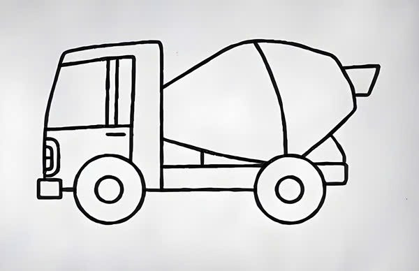 xe trộn bê tông tô màu 6